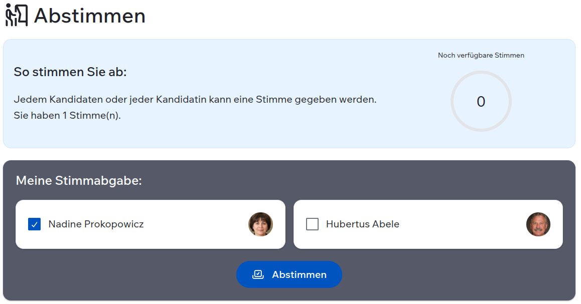 Der Klassiker: Einzelstimmen 