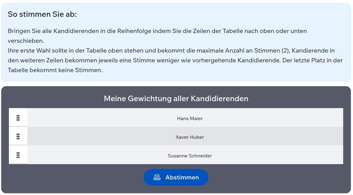 Kennt man vom Eurovision Song Content... oder den Parlamentswahlen von Nauru. 
